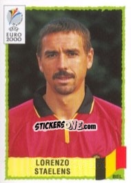 Sticker Lorenzo Staelens - UEFA Euro Belgium-Netherlands 2000 - Panini