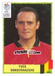 Sticker Yves Vanderhaeghe - UEFA Euro Belgium-Netherlands 2000 - Panini