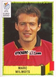 Sticker Marc Wilmots - UEFA Euro Belgium-Netherlands 2000 - Panini