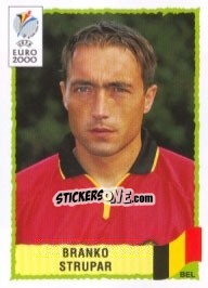 Cromo Branko Strupar - UEFA Euro Belgium-Netherlands 2000 - Panini
