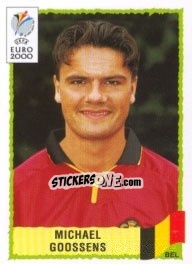 Sticker Michael Goossens - UEFA Euro Belgium-Netherlands 2000 - Panini