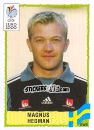 Figurina Magnus Hedman - UEFA Euro Belgium-Netherlands 2000 - Panini