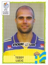 Sticker Teddy Lucic - UEFA Euro Belgium-Netherlands 2000 - Panini