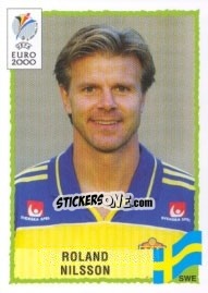 Sticker Roland Nilsson - UEFA Euro Belgium-Netherlands 2000 - Panini