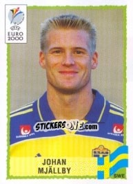 Cromo Johan Mjallby - UEFA Euro Belgium-Netherlands 2000 - Panini