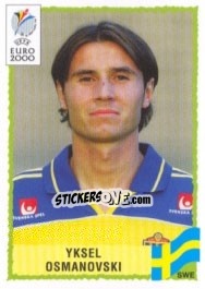 Sticker Yksel Osmanovski - UEFA Euro Belgium-Netherlands 2000 - Panini