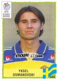 Cromo Yksel Osmanovski - UEFA Euro Belgium-Netherlands 2000 - Panini