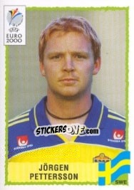 Cromo Jorgen Pettersson - UEFA Euro Belgium-Netherlands 2000 - Panini