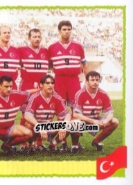 Sticker Team Turkey - Part 2 - UEFA Euro Belgium-Netherlands 2000 - Panini