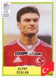 Sticker Alpay Ozalan - UEFA Euro Belgium-Netherlands 2000 n. 145 - Panini