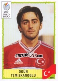 Sticker Ogun Temizkanoglu - UEFA Euro Belgium-Netherlands 2000 - Panini