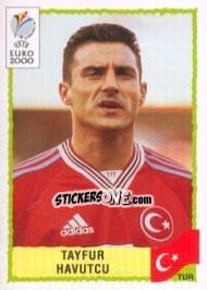 Sticker Tayfur Havutcu - UEFA Euro Belgium-Netherlands 2000 n. 152 - Panini
