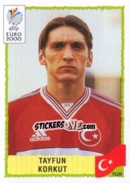 Sticker Tayfun Korkut - UEFA Euro Belgium-Netherlands 2000 n. 156 - Panini