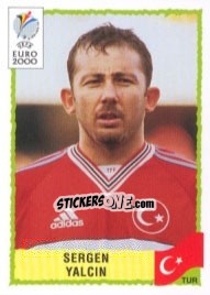 Sticker Sergen Yalcin - UEFA Euro Belgium-Netherlands 2000 - Panini