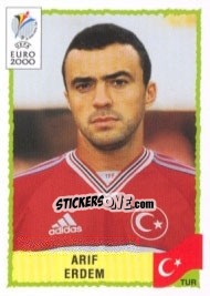 Sticker Arif Ardem - UEFA Euro Belgium-Netherlands 2000 - Panini