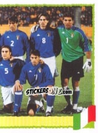 Sticker Team Italy - Part 2 - UEFA Euro Belgium-Netherlands 2000 - Panini