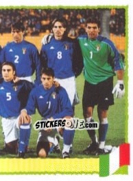 Sticker Team Italy - Part 2 - UEFA Euro Belgium-Netherlands 2000 n. 166 - Panini
