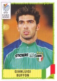 Sticker Gianluigi Buffon - UEFA Euro Belgium-Netherlands 2000 n. 167 - Panini