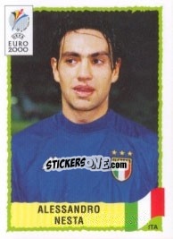 Sticker Alessandro Nesta - UEFA Euro Belgium-Netherlands 2000 n. 171 - Panini