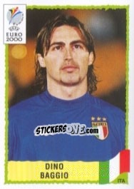 Sticker Dino Baggio - UEFA Euro Belgium-Netherlands 2000 n. 174 - Panini