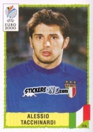 Sticker Alessio Tacchinardi - UEFA Euro Belgium-Netherlands 2000 - Panini