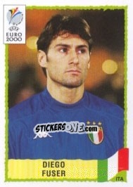 Sticker Diego Fuser - UEFA Euro Belgium-Netherlands 2000 n. 177 - Panini