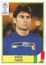 Figurina Diego Fuser - UEFA Euro Belgium-Netherlands 2000 - Panini