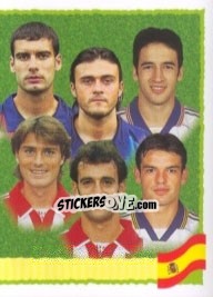 Sticker Team Spain - Part 2 - UEFA Euro Belgium-Netherlands 2000 - Panini