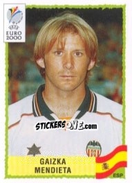 Sticker Gaizka Mendieta - UEFA Euro Belgium-Netherlands 2000 n. 199 - Panini
