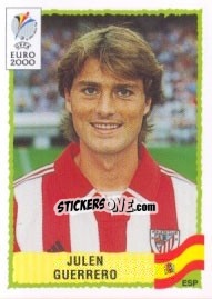 Sticker Julen Guerrero - UEFA Euro Belgium-Netherlands 2000 n. 202 - Panini