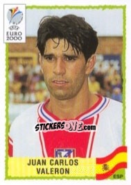 Cromo Juan Carlos Valeron - UEFA Euro Belgium-Netherlands 2000 - Panini