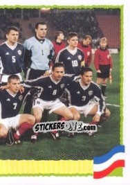 Sticker Team Yugoslavia - Part 2 - UEFA Euro Belgium-Netherlands 2000 - Panini