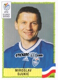 Sticker Miroslav Djukic - UEFA Euro Belgium-Netherlands 2000 - Panini