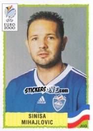 Figurina Sinisa Mihajlovic - UEFA Euro Belgium-Netherlands 2000 - Panini