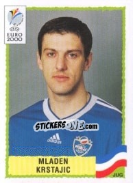 Sticker Mladen Krstajic - UEFA Euro Belgium-Netherlands 2000 - Panini