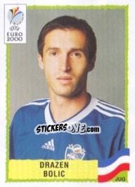 Sticker Deazen Bolic - UEFA Euro Belgium-Netherlands 2000 n. 219 - Panini