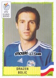 Figurina Deazen Bolic - UEFA Euro Belgium-Netherlands 2000 - Panini