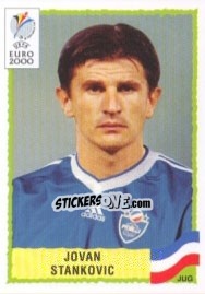 Sticker Jovan Stankovic - UEFA Euro Belgium-Netherlands 2000 - Panini