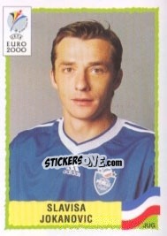 Sticker Slavisa Jokanovic - UEFA Euro Belgium-Netherlands 2000 - Panini