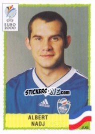 Sticker Albert Nadj - UEFA Euro Belgium-Netherlands 2000 - Panini