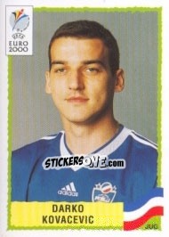 Sticker Darko Kovacevic - UEFA Euro Belgium-Netherlands 2000 n. 231 - Panini