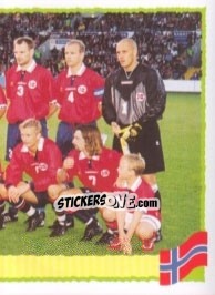 Sticker Team Norway -Part 2 - UEFA Euro Belgium-Netherlands 2000 n. 235 - Panini