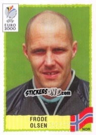 Cromo Frode Olsen - UEFA Euro Belgium-Netherlands 2000 - Panini
