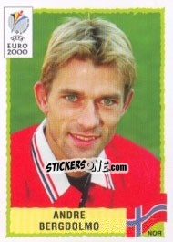 Sticker Andre Bergdolmo - UEFA Euro Belgium-Netherlands 2000 - Panini
