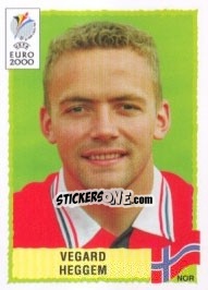 Sticker Vegard Heggem - UEFA Euro Belgium-Netherlands 2000 - Panini