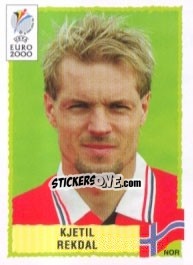 Sticker Kjetil Rekdal - UEFA Euro Belgium-Netherlands 2000 - Panini