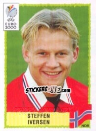 Sticker Steffen Iversen - UEFA Euro Belgium-Netherlands 2000 n. 247 - Panini