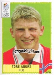 Sticker Tore Andre Flo - UEFA Euro Belgium-Netherlands 2000 n. 249 - Panini