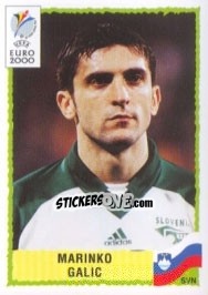 Sticker Marinko Galic - UEFA Euro Belgium-Netherlands 2000 - Panini