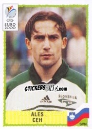 Sticker Ales Ceh - UEFA Euro Belgium-Netherlands 2000 - Panini